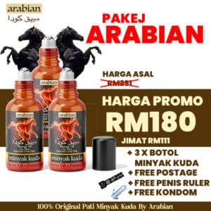MINYAK KUDA - PAKEJ ARABIAN