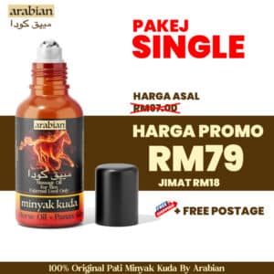 MINYAK KUDA - PAKEJ SINGLE